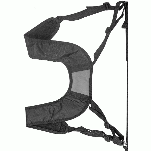 LONGRIDGE 5β DUAL STRAP GOLF PENCIL BAG β BLACK / SILVER - Image 5