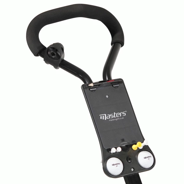 MASTERS 3 SERIES 3 WHEEL GOLF TROLLEY – BLACK - Image 5