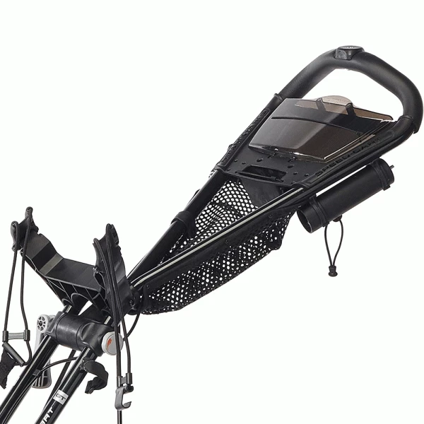 SUN MOUNTAIN GT 3 WHEELED GOLF TROLLEY +FREE UMBRELLA HOLDER – SILVER - Image 4