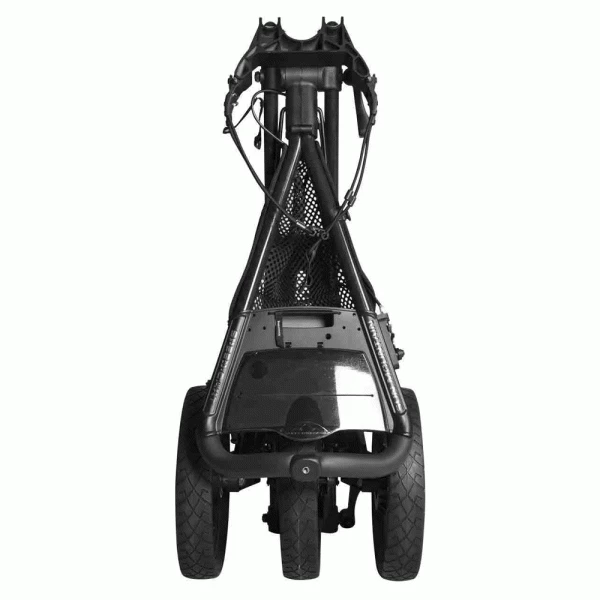 SUN MOUNTAIN GT 3 WHEELED GOLF TROLLEY +FREE UMBRELLA HOLDER – SILVER - Image 3