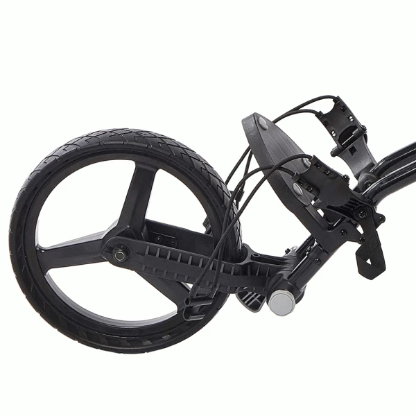 SUN MOUNTAIN GT 3 WHEELED GOLF TROLLEY +FREE UMBRELLA HOLDER – SILVER - Image 2