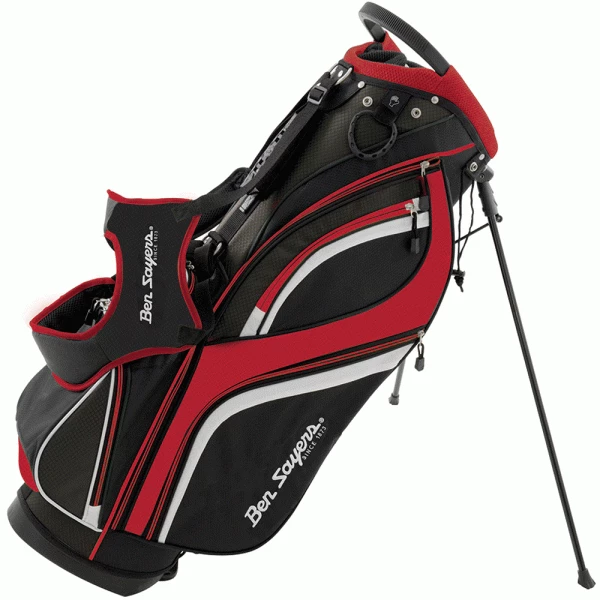BEN SAYERS DLX 14 WAY GOLF STAND CARRY BAG – RED