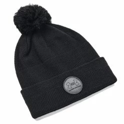 UNDER ARMOUR COLDGEAR INFRARED DRIVER POM BEANIE – BLACK